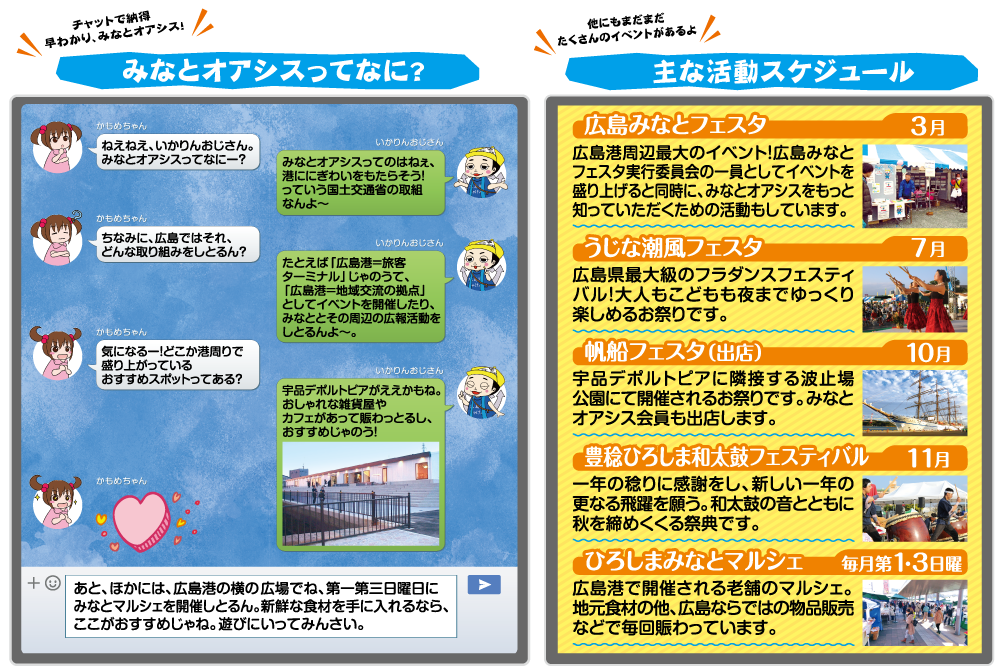 みなとオアシスについて
